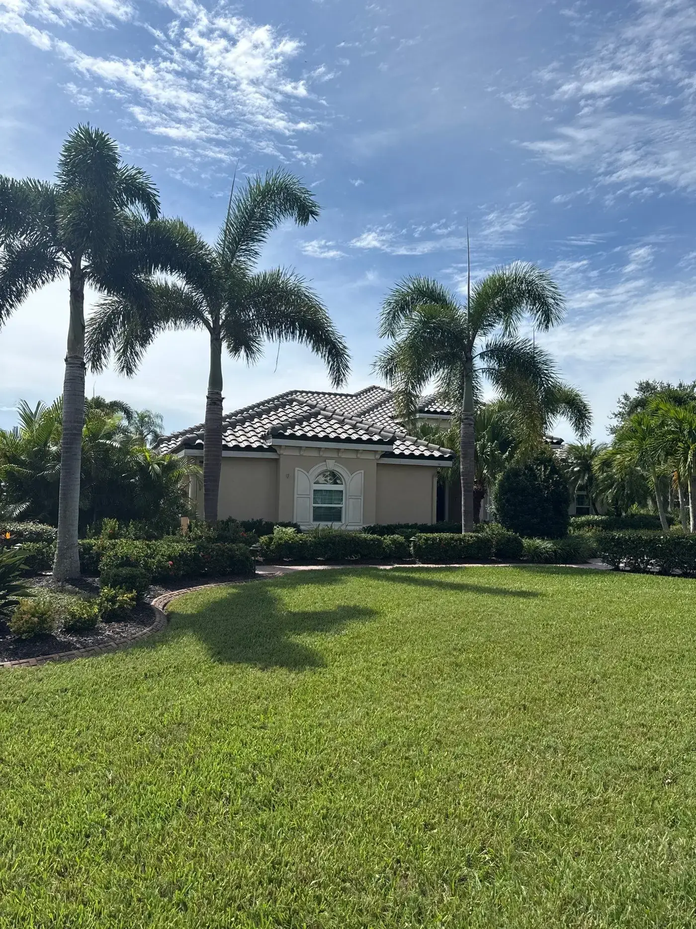 Clay tile roof installed by RoofX, Florida lift-and-relay specialty