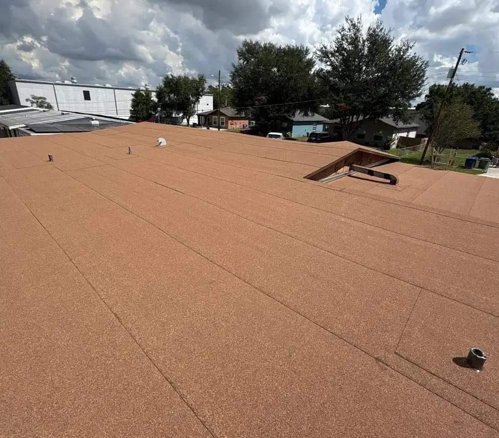 Modified bitumen flat roof in Westchase
